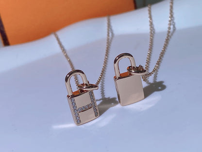 [Eterna Jewels]HM ADVANCED NICHE LOCK HEAD NECKLACE DIAMONDS