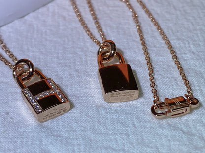 [Eterna Jewels]HM ADVANCED NICHE LOCK HEAD NECKLACE DIAMONDS