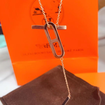 [Eterna Jewels]HM NECKLACE PLATINUM ROSE GOLD DIAMOND