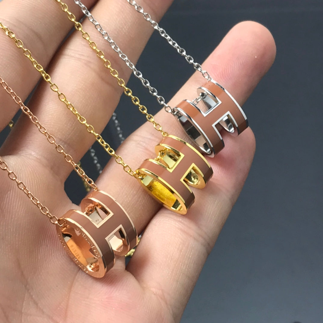 [Eterna Jewels]H NECKLACE BROWN
