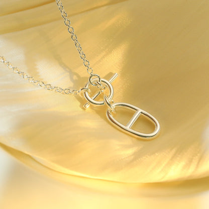 [Eterna Jewels]HM CHAINE D'ANCRE PENDANT NECKLACE STERLING SILVER