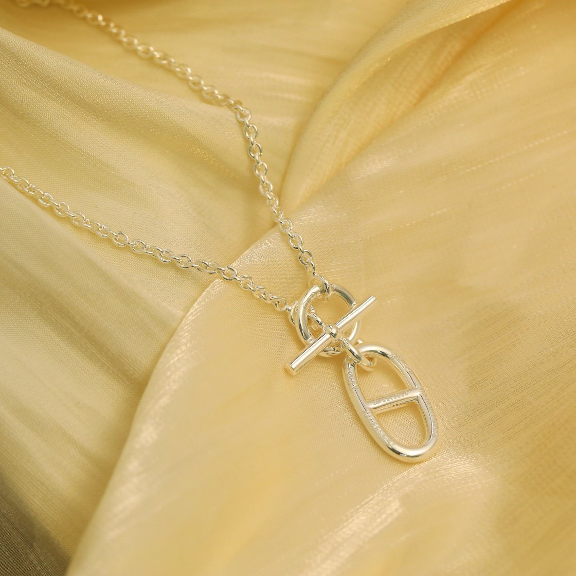 [Eterna Jewels]HM CHAINE D'ANCRE PENDANT NECKLACE STERLING SILVER