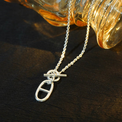[Eterna Jewels]HM CHAINE D'ANCRE PENDANT NECKLACE STERLING SILVER