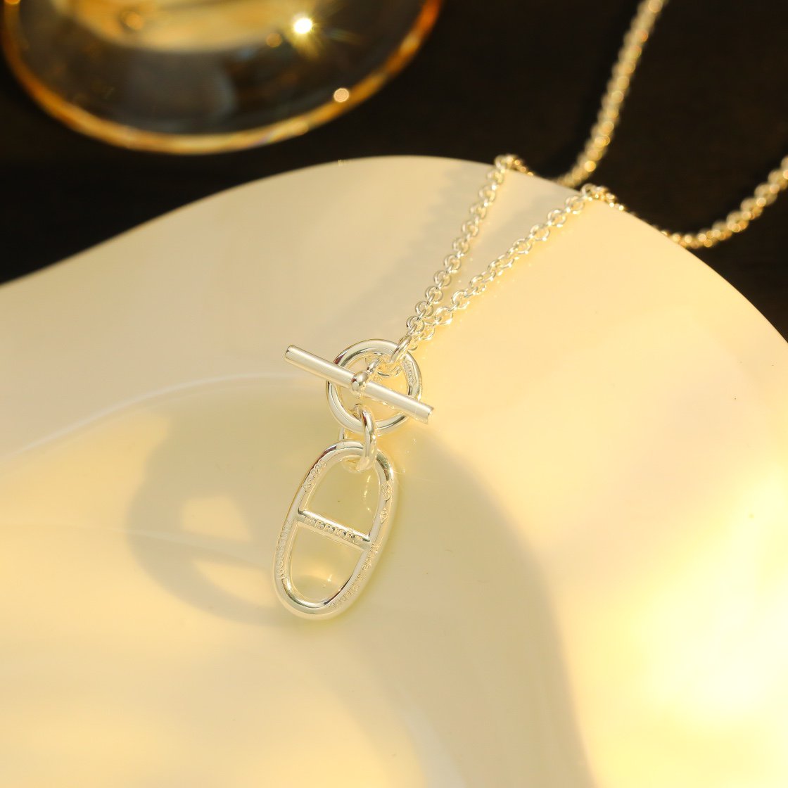 [Eterna Jewels]HM CHAINE D'ANCRE PENDANT NECKLACE STERLING SILVER