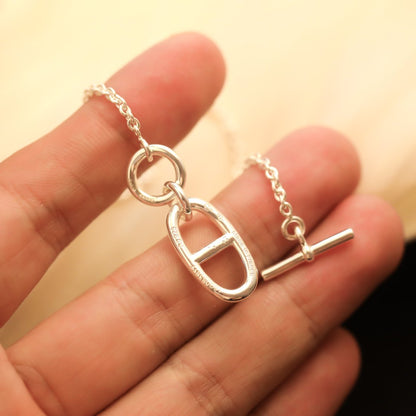 [Eterna Jewels]HM CHAINE D'ANCRE PENDANT NECKLACE STERLING SILVER