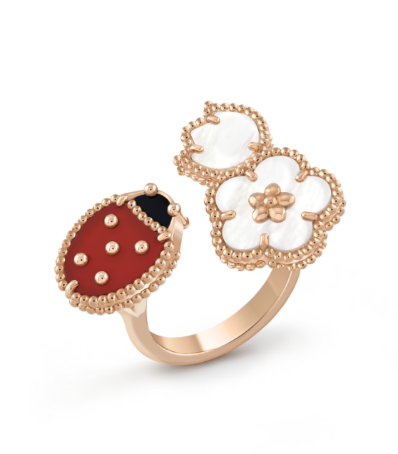 [Eterna Jewels]LUCKY 3 MOTIF ROSE GOLD RING