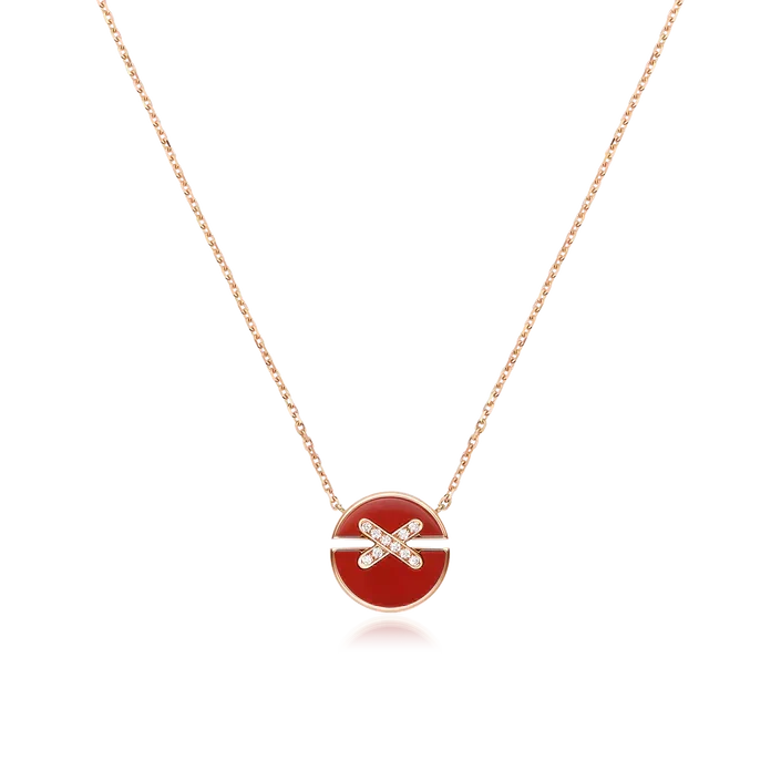 [Eterna Jewels]JEUX DE ROSE GOLD DIAMOND NECKLACE