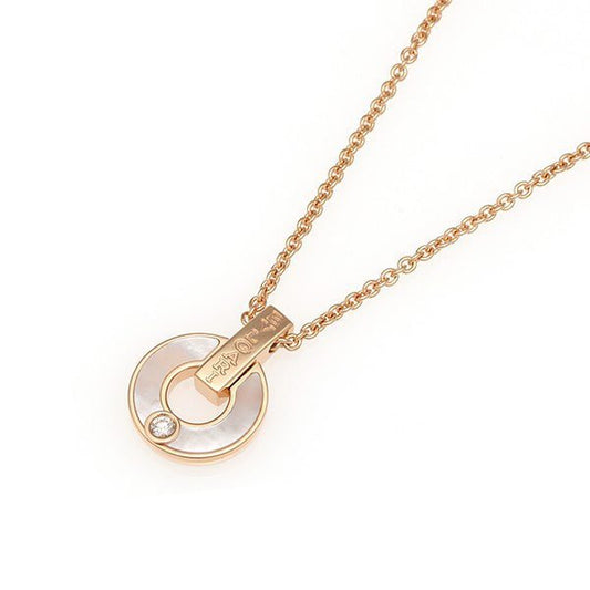 [Eterna Jewels]GARI NECKLACE PINK GOLD MOP