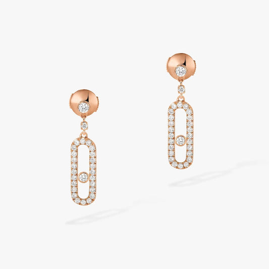 [Eterna Jewels]DORMEUSES MOVE UNO DIAMOND EARRINGS