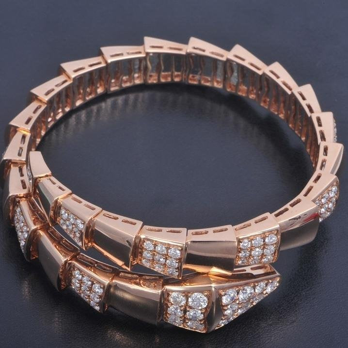 [Eterna Jewels]SERPENTI BRACELET PINK GOLD DIAMOND