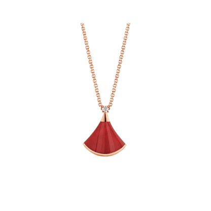 [Eterna Jewels]DREAM NECKLACE CARNELIAN 1 DIAMOND