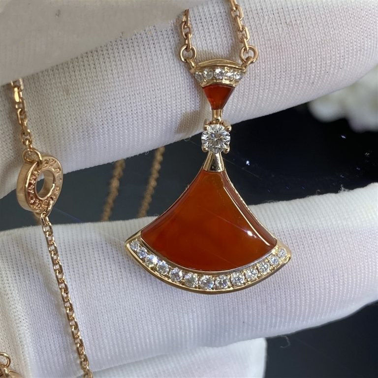 [Eterna Jewels]DREAM NECKLACE CARNELIAN DIAMOND