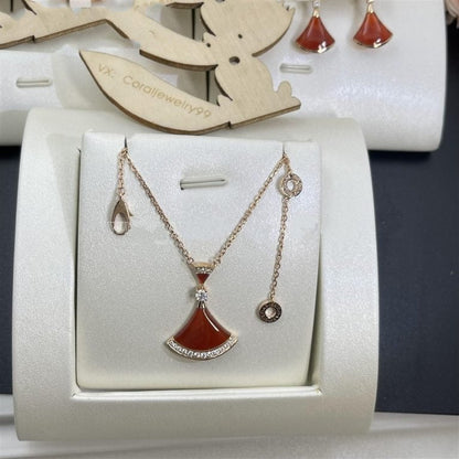 [Eterna Jewels]DREAM NECKLACE CARNELIAN DIAMOND