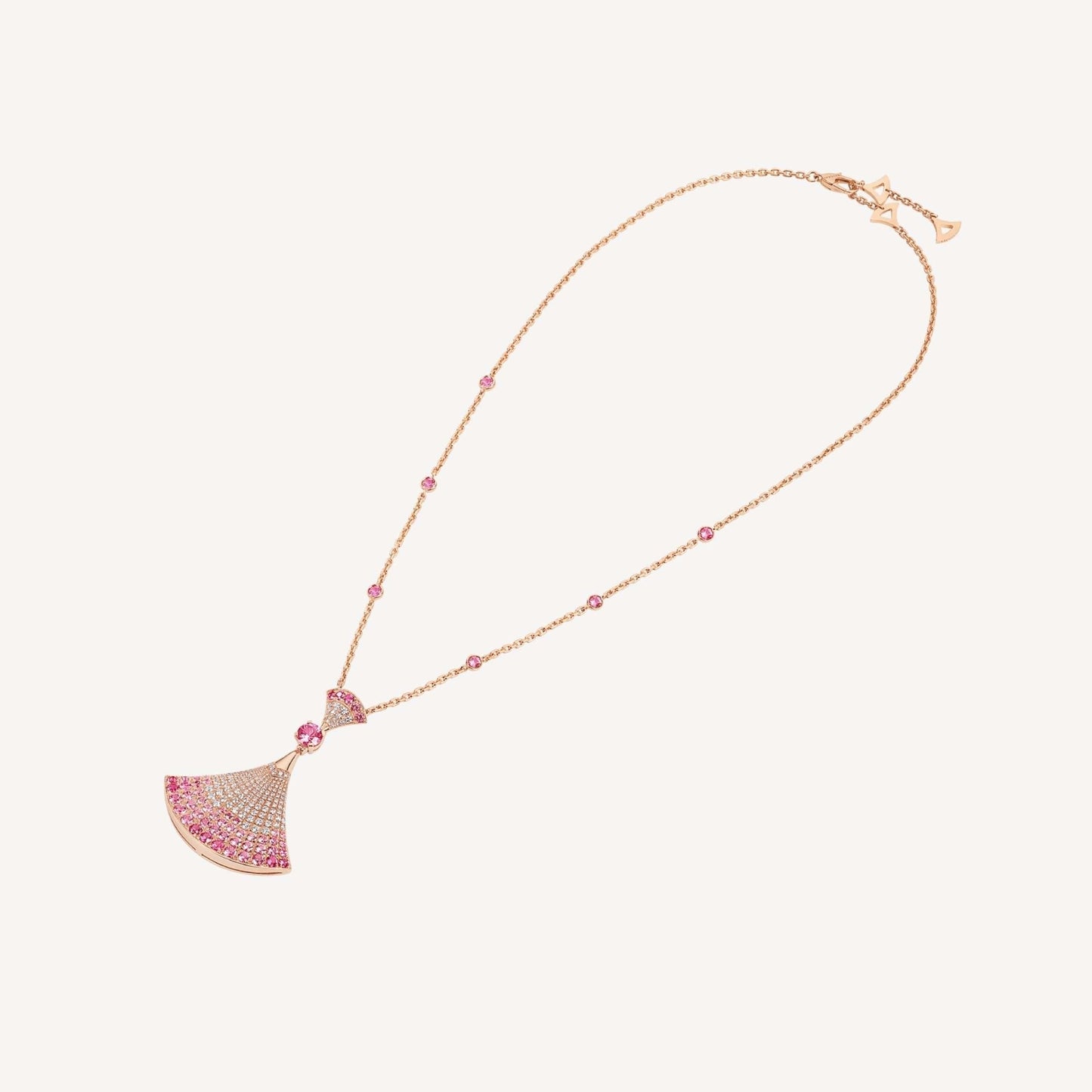 [Eterna Jewels]DREAM NECKLACK DIAMOND PINK GOLD