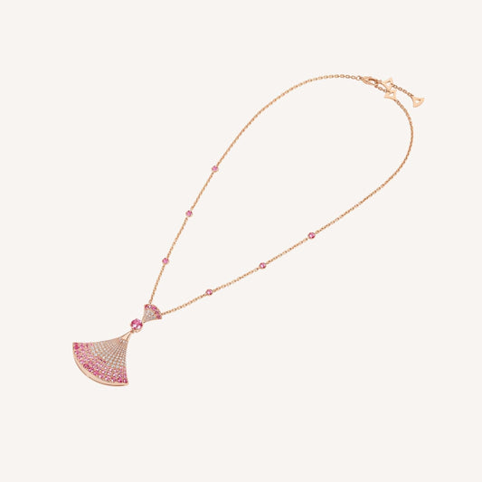 [Eterna Jewels]DREAM NECKLACK DIAMOND PINK GOLD