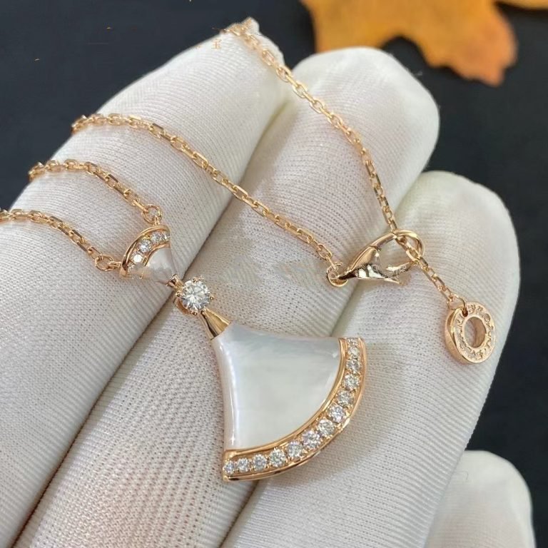 [Eterna Jewels]DREAM NECKLACE MOP PINK GOLD DIAMOND