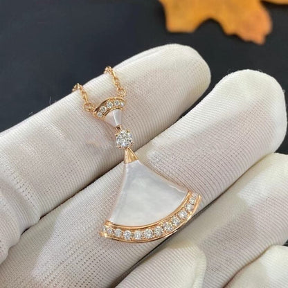 [Eterna Jewels]DREAM NECKLACE MOP PINK GOLD DIAMOND