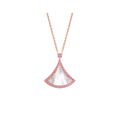 [Eterna Jewels]DREAM NECKLACE MOP DIAMOND PINK
