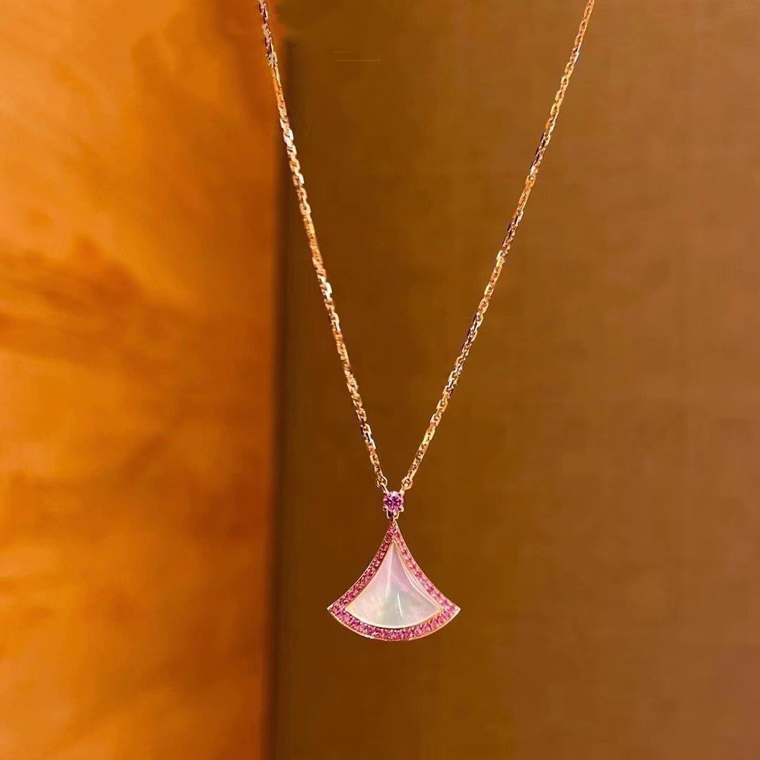 [Eterna Jewels]DREAM NECKLACE MOP DIAMOND PINK