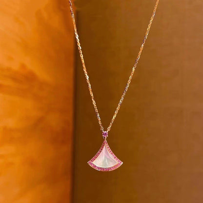 [Eterna Jewels]DREAM NECKLACE MOP DIAMOND PINK
