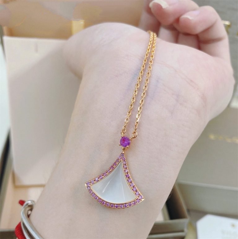 [Eterna Jewels]DREAM NECKLACE MOP DIAMOND PINK