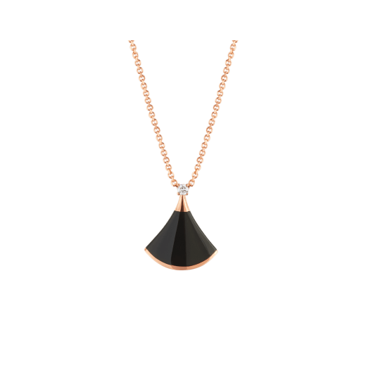 [Eterna Jewels]DREAM NECKLACE ONYX 1 DIAMOND