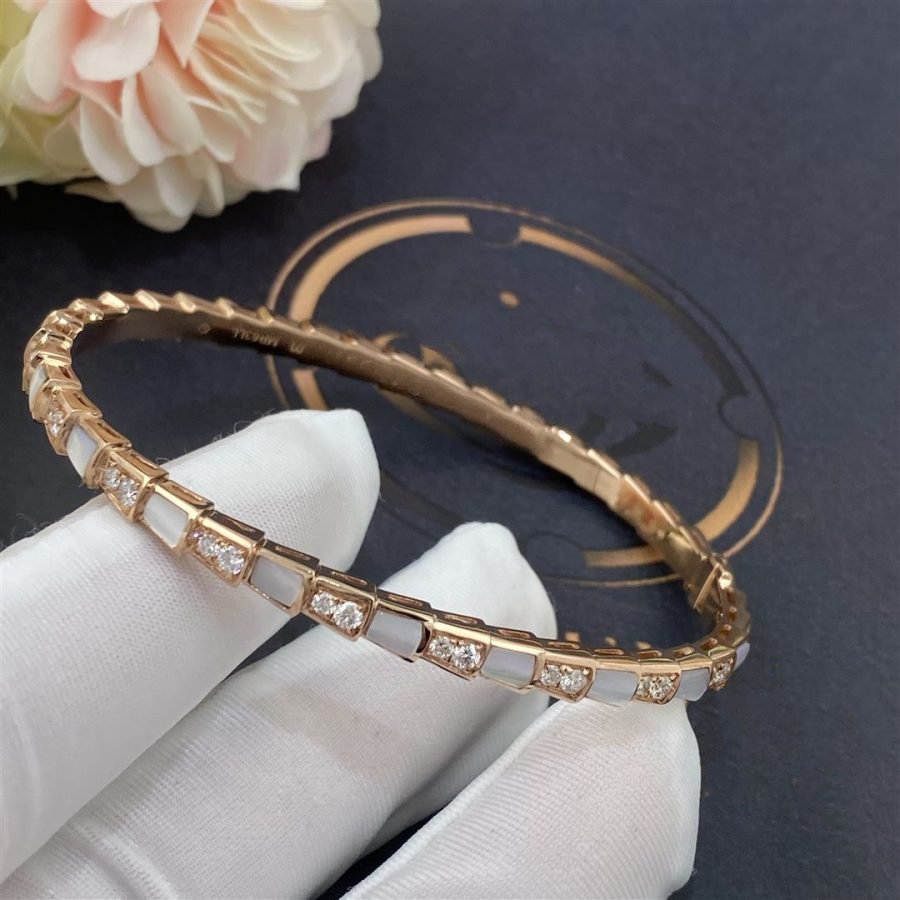 [Eterna Jewels]SERPENTI BRACELET PINK GOLD MOP DIAMOND