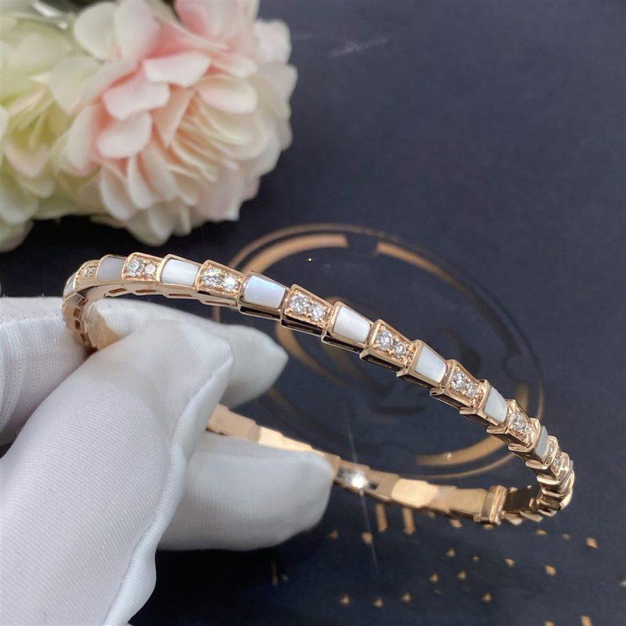 [Eterna Jewels]SERPENTI BRACELET PINK GOLD MOP DIAMOND