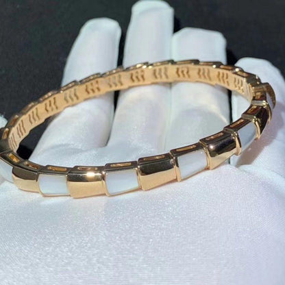 [Eterna Jewels]SERPENTI BRACELET PINK GOLD MOP
