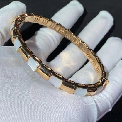 [Eterna Jewels]SERPENTI BRACELET PINK GOLD MOP