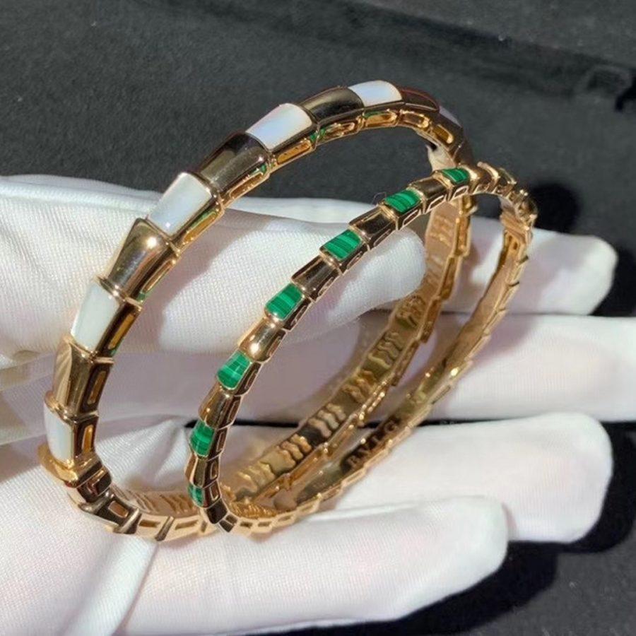 [Eterna Jewels]SERPENTI BRACELET PINK GOLD MOP