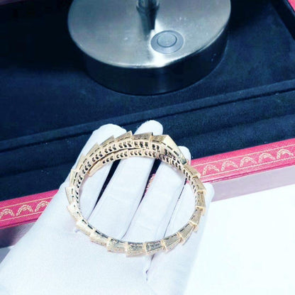 [Eterna Jewels]SERPENTI BRACELET 8MM PINK GOLD DIAMOND