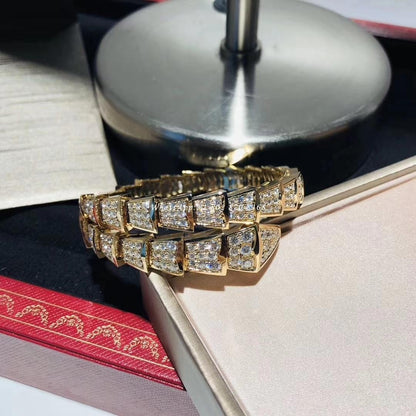 [Eterna Jewels]SERPENTI BRACELET 8MM GOLD DIAMOND
