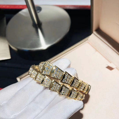 [Eterna Jewels]SERPENTI BRACELET 8MM GOLD DIAMOND