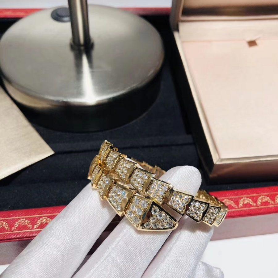 [Eterna Jewels]SERPENTI BRACELET 8MM GOLD DIAMOND