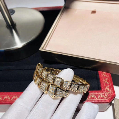 [Eterna Jewels]SERPENTI BRACELET 8MM GOLD DIAMOND