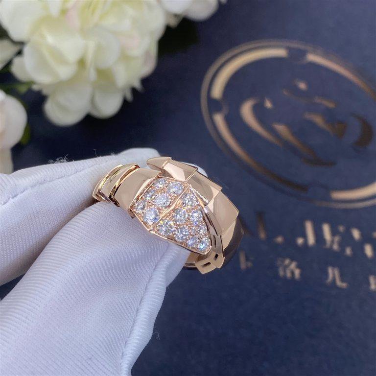 [Eterna Jewels]SERPENTI RING PINK GOLD DIAMOND