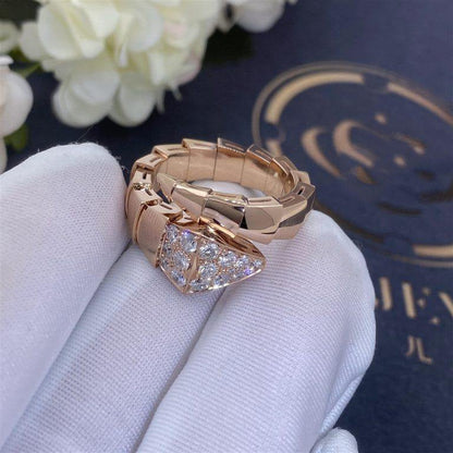 [Eterna Jewels]SERPENTI RING PINK GOLD DIAMOND