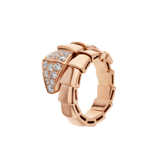 [Eterna Jewels]SERPENTI RING PINK GOLD DIAMOND