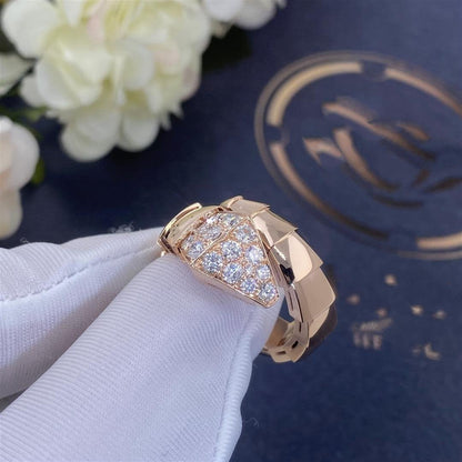 [Eterna Jewels]SERPENTI RING PINK GOLD DIAMOND