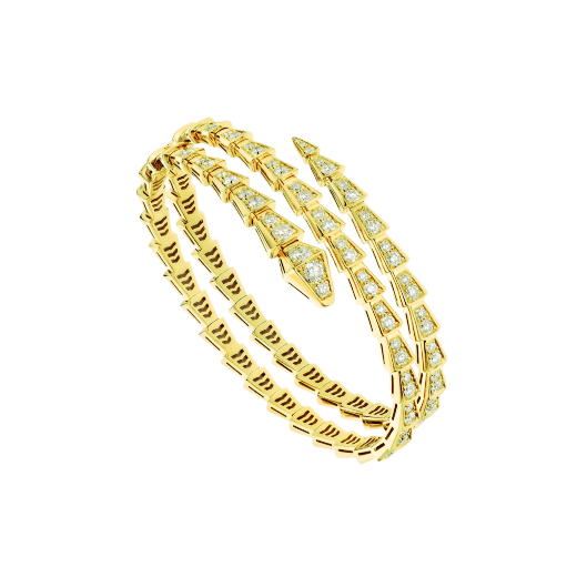 [Eterna Jewels]SERPENTI BRACELET GOLD DIAMOND DOUBLE ROW