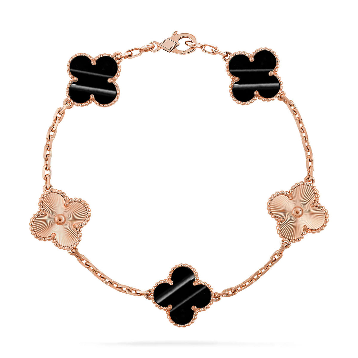 [Eterna Jewels] CLOVER 5 MOTIF PULSAR STONE BRACELET COLLECTION
