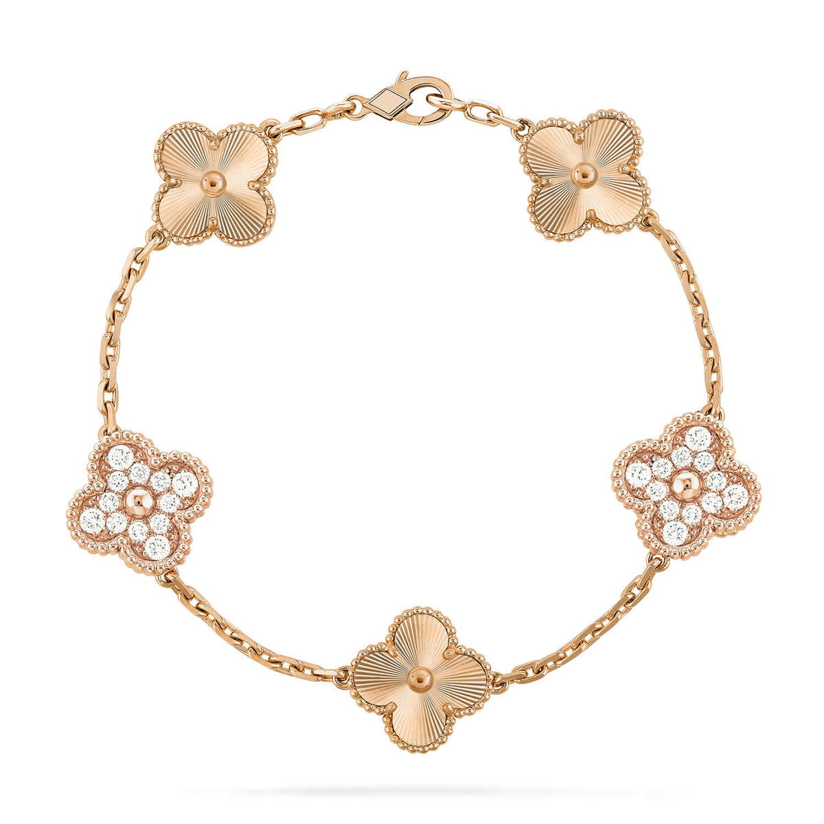 [Eterna Jewels] CLOVER 5 MOTIF LASER BRACELET COLLECTION