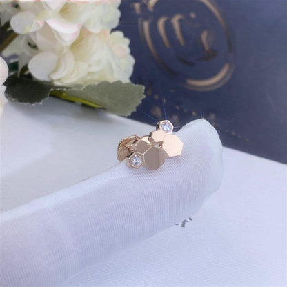 [Eterna Jewels]BEE LOVE PINK GOLD DIAMOND EARRINGS