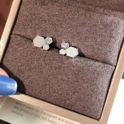 [Eterna Jewels]BEE LOVE SILVER DIAMOND EARRINGS