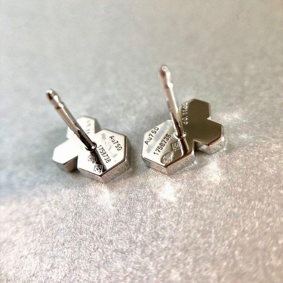 [Eterna Jewels]BEE LOVE SILVER DIAMOND EARRINGS