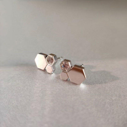 [Eterna Jewels]BEE LOVE SILVER DIAMOND EARRINGS