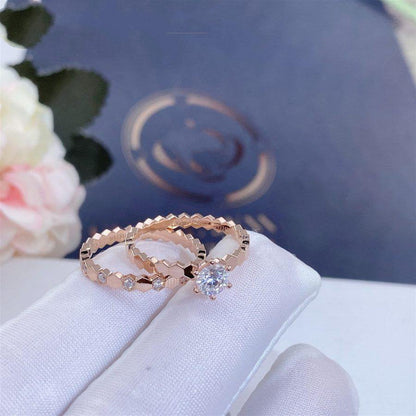 [Eterna Jewels]BEE LOVE RING PINK GOLD 1 DIAMOND