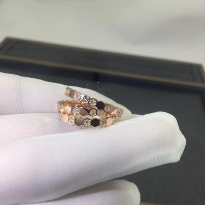 [Eterna Jewels]BEE LOVE RING PINK GOLD DIAMOND