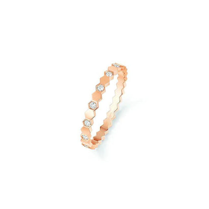 [Eterna Jewels]BEE LOVE RING PINK GOLD DIAMOND